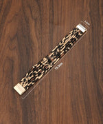 Leopard MultaleyerBracelet Tube Bracelet Multilayer Leather Cuff Bracelet Boho Leopard Print Wrap