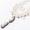 MULTIPLE LAYER  SEA SHELL PEARL NECKLACE