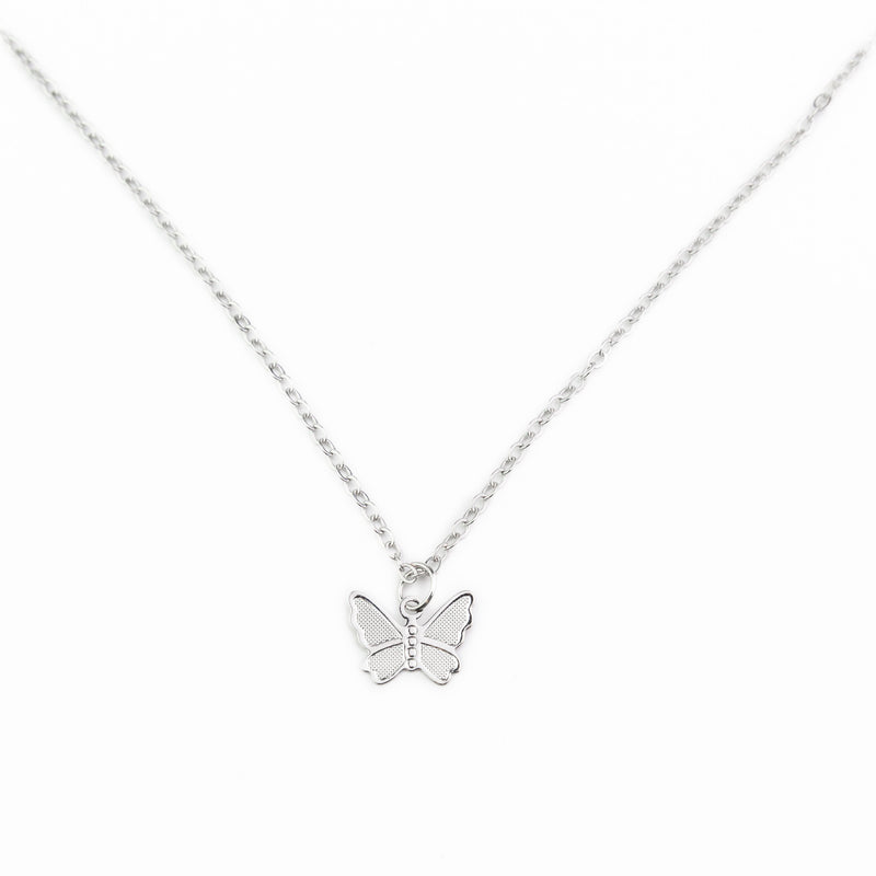 SMALL BUTTERFLY PENDANT NECKLACE