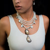 MULTIPLE LAYER  SEA SHELL PEARL NECKLACE